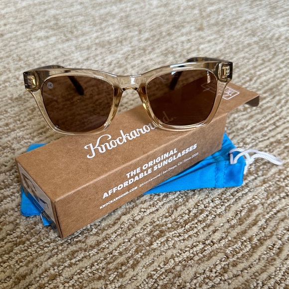 Knockaround Brown Sunglasses - Picture 1 of 2